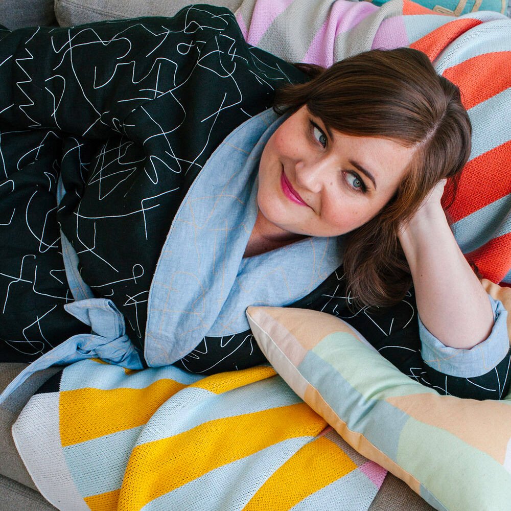 Colorful Dusen Stripe Throw - Image 2