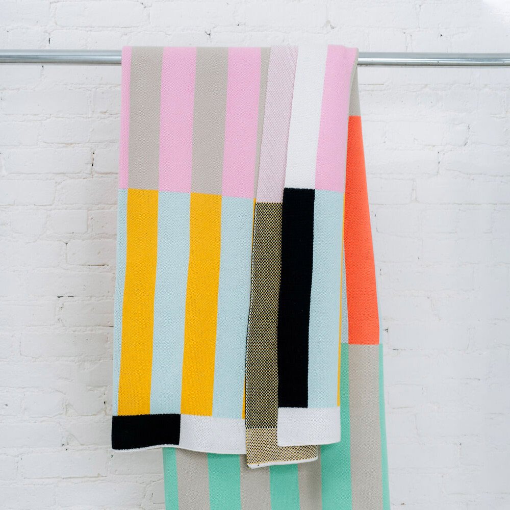 Colorful Dusen Stripe Throw - Image 3