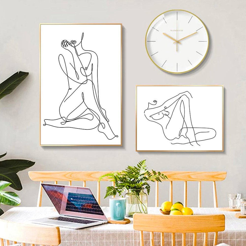 Abstract Line Art No3 Poster - Image 2