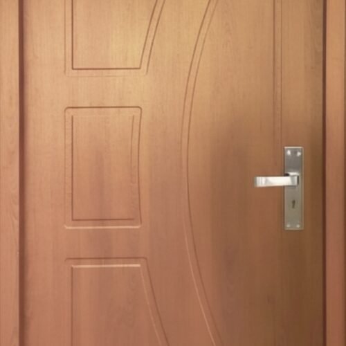 WALNUT SHADED WPC DOOR FRAME(4 X2) WITH WPC DOOR