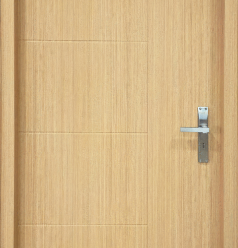 OAK SHADED WPC DOOR FRAME (4 x2) WITH WPC DOOR