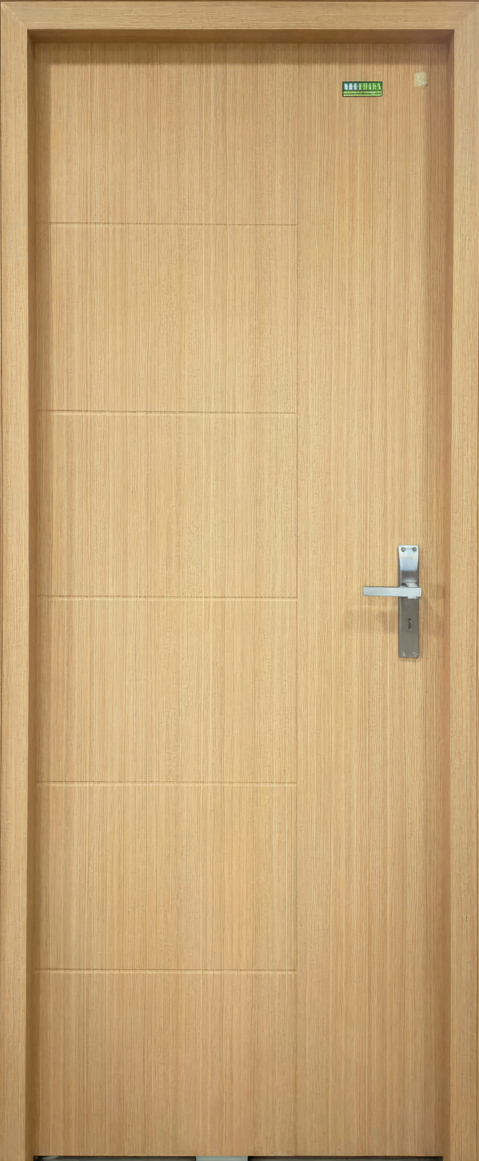 OAK SHADED WPC DOOR FRAME (4 x2) WITH WPC DOOR