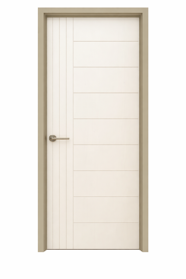 WPC Bathroom Door Set with 3x2 WPC Door Frame | Waterproof Door with Accessories & Installation - Image 2